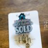 Everything I Touch Turns To Sold Badge Reel, Realtor Pin, Interchangeable, Glitter Badge Reel