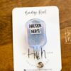 Infusion Nurse Badge Reel, Nurse Pin, RN ID Holder, Retractable Acrylic Badge Reel, Glitter Badge Reel, iv nurse