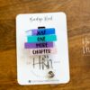 Just One More Chapter Badge Reel, Librarian Badge Reel, Retractable Badge Reel, Interchangeable Badge Reel, Book Lovers, Stocking Stuffer
