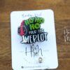 Ho Ho Ho Pour the Merlot Badge Reel, Christmas Badge Reel, Nurse Badge Reel, Retractable ID Holder, Interchangeable, Glitter Badge Reel