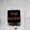 I'm your huckleberry Badge Reel, Retractable Badge Reel, Interchangeable Badge Reel, Funny Badge Reel, doc holiday