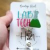 il_fullxfull.4332609890_9xk0 Lab Tech Badge Reel, Funny Badge Reel, Retractable Badge Reel, Interchangeable Badge Reel, Lab tech gift