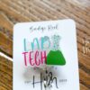 il_fullxfull.4332610500_9t22 Lab Tech Badge Reel, Funny Badge Reel, Retractable Badge Reel, Interchangeable Badge Reel, Lab tech gift