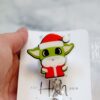 Santa Badge Reel, Christmas Badge Reel, Nurse Badge Reel, Retractable ID Holder, Interchangeable, Stocking Stuffer, Office Badge Reel