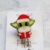 Santa Badge Reel, Christmas Badge Reel, Nurse Badge Reel, Retractable ID Holder, Interchangeable, Stocking Stuffer, Office Badge Reel