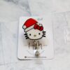 Santa Badge Reel, Christmas Badge Reel, Nurse Badge Reel, Retractable ID Holder, Interchangeable, Stocking Stuffer, Office Badge Reel