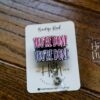 You're Done, You're Done Badge Reel, Funny Badge reel, RN ID Holder, Retractable Acrylic Badge Reel, Nurse Gift, Night Shift, Office Worker
