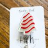 Christmas Tree Badge Reel, Christmas Badge Reel, Funny Badge Reel, Retractable ID Holder, Interchangeable, Glitter Badge Reel