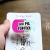 Nurse Funny Badge Reel, 500mg Fuckitol,  Retractable Badge