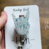 Radiology Rock On Sign Bones Badge Reel, Rad Life ID Holder, Retractable ID Holder, Glow in the dark