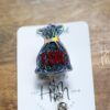 Bag of Coal Badge Reel, Christmas Badge Reel, Nurse Badge Reel, Retractable ID Holder, Interchangeable, Stocking Stuffer