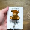 Highland cow badge reel, Interchangeable Badge Reel, Cute badge Reel, Teacher ID Holder, animal badge reel, Nurse Badge Holder
