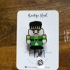 Nutcracker Badge Reel, Christmas Badge Reel, Nurse Badge Reel, Retractable ID Holder, Interchangeable, Winter ID Holder