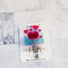 Valentines Day Badge Reel, Love Letter,  Nurse Badge Reel, Retractable ID Holder, Interchangeable, Glitter Badge Reel
