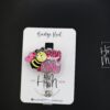il_fullxfull.4543990036_pqxc Valentines Day Badge Reel, Bee Mine, Nurse Badge Reel, Retractable ID Holder, Interchangeable, Glitter Badge Reel