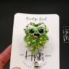 St. Patrick's day Badge Reel, Happy Shamrock, Nurse Badge Reel, Retractable ID Holder, Interchangeable, Glitter Badge Reel