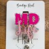 MD Life Badge Reel, Doctor Badge Reel, Glitter Badge Reel, Gift for new doctor