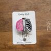 il_fullxfull.4583762040_3uaj Brain Rib Badge Reel, Internal Medicine Retractable ID, Lanyard Badge Holder, Nurse Gift, Medical Badge Reel, xray reel