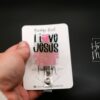 I love Jesus, But I cuss a little Badge Reel, Retractable Badge Reel, Interchangeable Badge Reel, Funny Badge Reel, Dark Humor