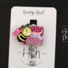 il_fullxfull.4591381407_jofx Valentines Day Badge Reel, Bee Mine, Nurse Badge Reel, Retractable ID Holder, Interchangeable, Glitter Badge Reel