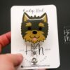 Yorkie Badge Reel, ID Holder, Retractable Acrylic Badge Reel, Vet Gift, yorkshire terrier, Dog Mom. Dog Groomer