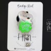 il_fullxfull.4591507617_t7tn St. Patrick's day Badge Reel, Happy Dog, Nurse Badge Reel, Retractable ID Holder, Interchangeable, Glitter Badge Reel