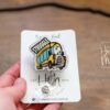 il_fullxfull.4621104833_gfpo Silver Struggle Bus Funny Badge Reel, RN ID Holder, Nurse Gift, Night Shift, Paramedic gift, Office Worker