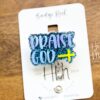 Praise God Badge Reel, Retractable Badge Reel, Interchangeable Badge Reel, Christian ID Holder, praise god from whom, all blessings flow