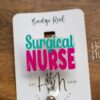 Surgical Nurse Badge Reel, Nurse Badge Reel, Retractable ID Holder, Interchangeable, Glitter Badge Reel