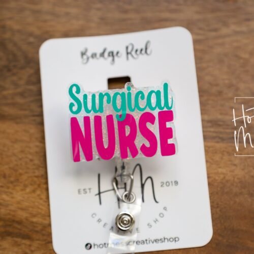 il_fullxfull.4630986633_sou7 Surgical Nurse Badge Reel, Nurse Badge Reel, Retractable ID Holder, Interchangeable, Glitter Badge Reel