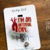 il_fullxfull.4667335346_mz21 I'm an arterial girl Badge Reel, aorta badge reel, Nurse Badge Reel, Retractable ID Holder, Interchangeable, Glitter Badge Reel