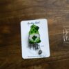 il_fullxfull.4675769592_enoo St. Patrick's Day badge reel, Gnome, Custom Badge Reel, Retractable ID Holder, Interchangeable, Glitter Badge Reel