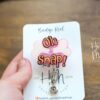 il_fullxfull.4675835698_m2ff Oh Snap Ortho Badge Reel, Cute badge reel, Nurse ID Holder, orthopedic badge reel, Doctor Badge Reel