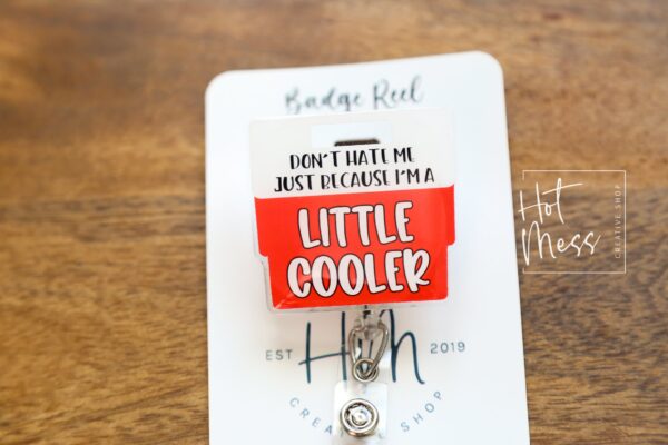 Funny Badge Reel, Don't Hate Me, Retractable Badge Reel, Interchangeable Badge Reel, Glitter Badge Reel, Custom Badge Reel