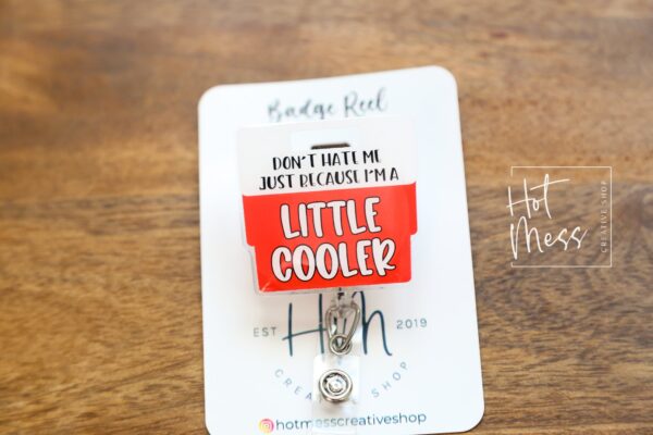 Funny Badge Reel, Don't Hate Me, Retractable Badge Reel, Interchangeable Badge Reel, Glitter Badge Reel, Custom Badge Reel