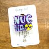 NUC Tech Badge Reel, Nuclear Medicine ID Holder, nuc med tech, Interchangeable Badge Reel, handmade usa