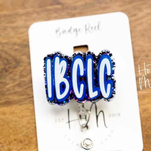 il_fullxfull.4676238315_qmgd IBCLC Badge Reel, Lactation Consultant Retractable Lanyard, Interchangeable Badge Reel, Baby Nurse ID Badge Holder, RN Key Card
