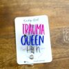 Trauma Queen Badge Reel, Trauma Queen, Nurse Badge Reel, Funny badge reel, Retractable ID Holder, Interchangeable, Glitter Badge Reel