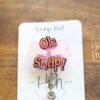 il_fullxfull.4724069595_dzcl Oh Snap Ortho Badge Reel, Cute badge reel, Nurse ID Holder, orthopedic badge reel, Doctor Badge Reel