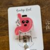 Hungry Stomach ID Holder, Lunch Lady Lanyard, Dietary Badge Reel, dietary manager Glitter Badge Reel, Dietary Worker ID Holder