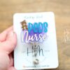 il_fullxfull.4773928901_72jw Peds Nurse Badge Reel, Nurse Badge Reel, RN ID Holder, Retractable Acrylic Badge Reel, pediatric badge reel, glitter badge Reel