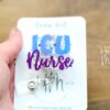 ICU Nurse Funny Badge Reel, Nurse Badge Reel, Medical ID Holder, ICU Nurse, Retractable Badge