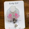 Easter badge reel, Bunny Butt badge reel, Custom Badge Reel, Retractable ID Holder, Interchangeable, Glitter Badge Reel