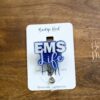 EMS Life Badge Reel, Glitter Badge Reel, Retractable Badge Reel, Interchangeable Badge Reel, paramedic badge reel