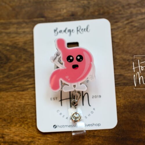 Hungry Stomach ID Holder, Lunch Lady Lanyard, Dietary Badge Reel, dietary manager Glitter Badge Reel, Dietary Worker ID Holder