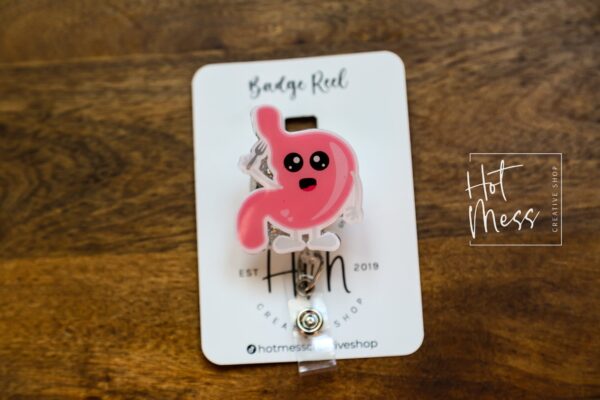 Hungry Stomach ID Holder, Lunch Lady Lanyard, Dietary Badge Reel, dietary manager Glitter Badge Reel, Dietary Worker ID Holder