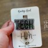 il_fullxfull.4805313435_ktjj Tech Badge Reel, medical technologist ID Holder, Glitter Badge Reel, Retractable ID Holder, Interchangeable Badge