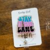 Stay in Your Lane Badge Reel, RN ID Holder, Retractable Acrylic Badge Reel, Nurse Gift, Night Shift, Office Worker, Funny Badge Reel