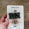 RN Badge Holder, Funny Badge Reel, RN ID Holder, Retractable Acrylic Badge Reel, Nurse Gift, Night Shift, Registered Nurse