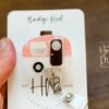Happy Camper Badge Reel, Retractable Badge Reel, Interchangeable Badge Reel, Cute badge Reel, Teacher ID Holder, animal badge reel